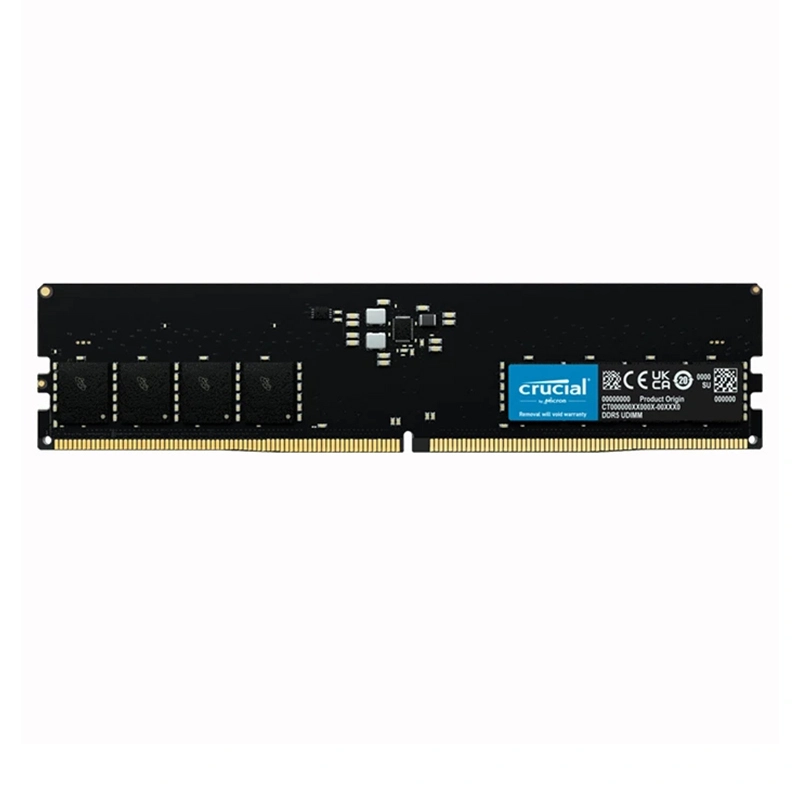 رم دسکتاپ DDR5 تک کاناله 4800 مگاهرتز CL40 کروشیال مدل UDIMM ظرفیت 16 گیگابایت